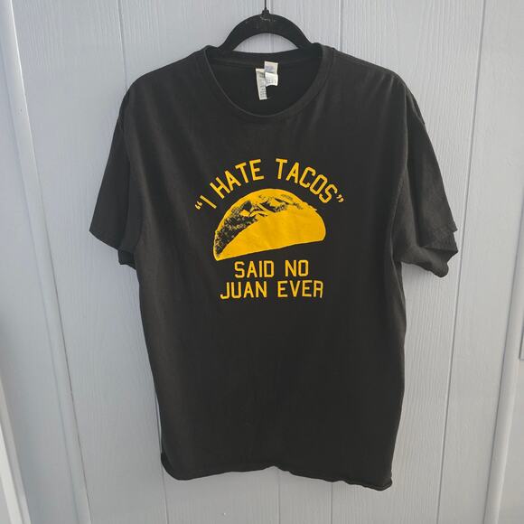 Delta Pro Weight Taco Shirt Size Large Funny Food, Graphic Humor, Taco Tuesday - Picture 1 of 4